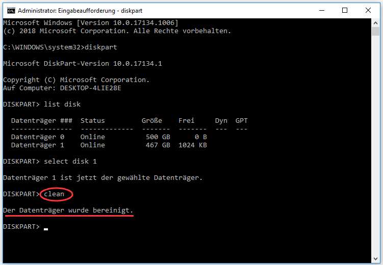 Schritt 3: Datenträger auswählen