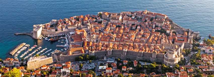 Route vom Gruz Hafen Dubrovnik zum Copacabana Strand Dubrovnik