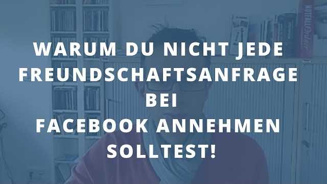 Wie kann man sehen, ob eine Freundschaftsanfrage bei Facebook abgelehnt wurde?