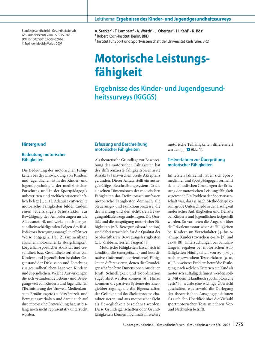 Ursachen von motorischen Problemen bei Kindern